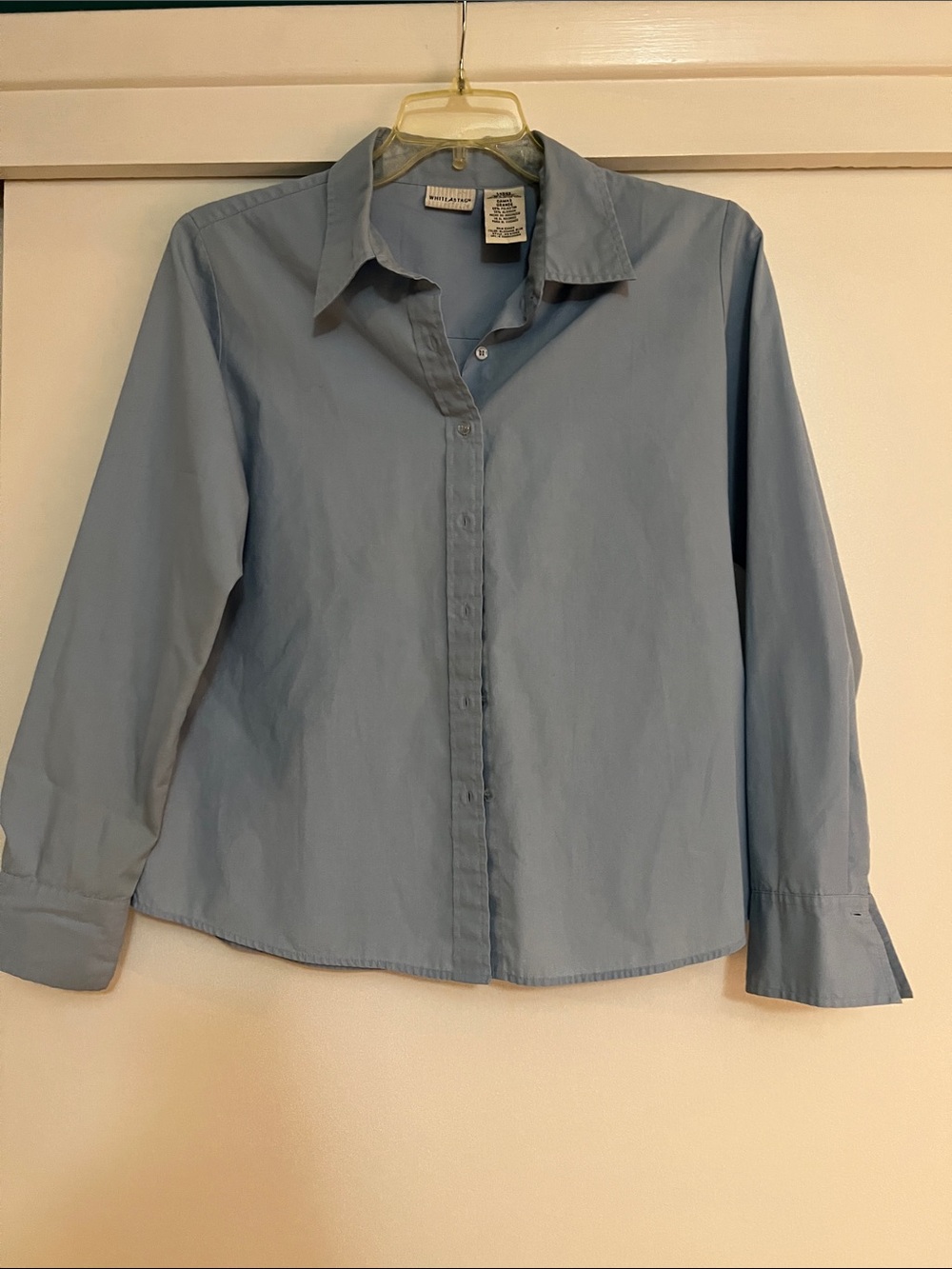 Light Blue Women’s Button-Up Shirt